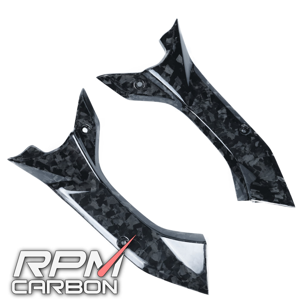 2014 R6 Underside Yamaha R6 Carbon Fiber Dash Panel Side Covers
