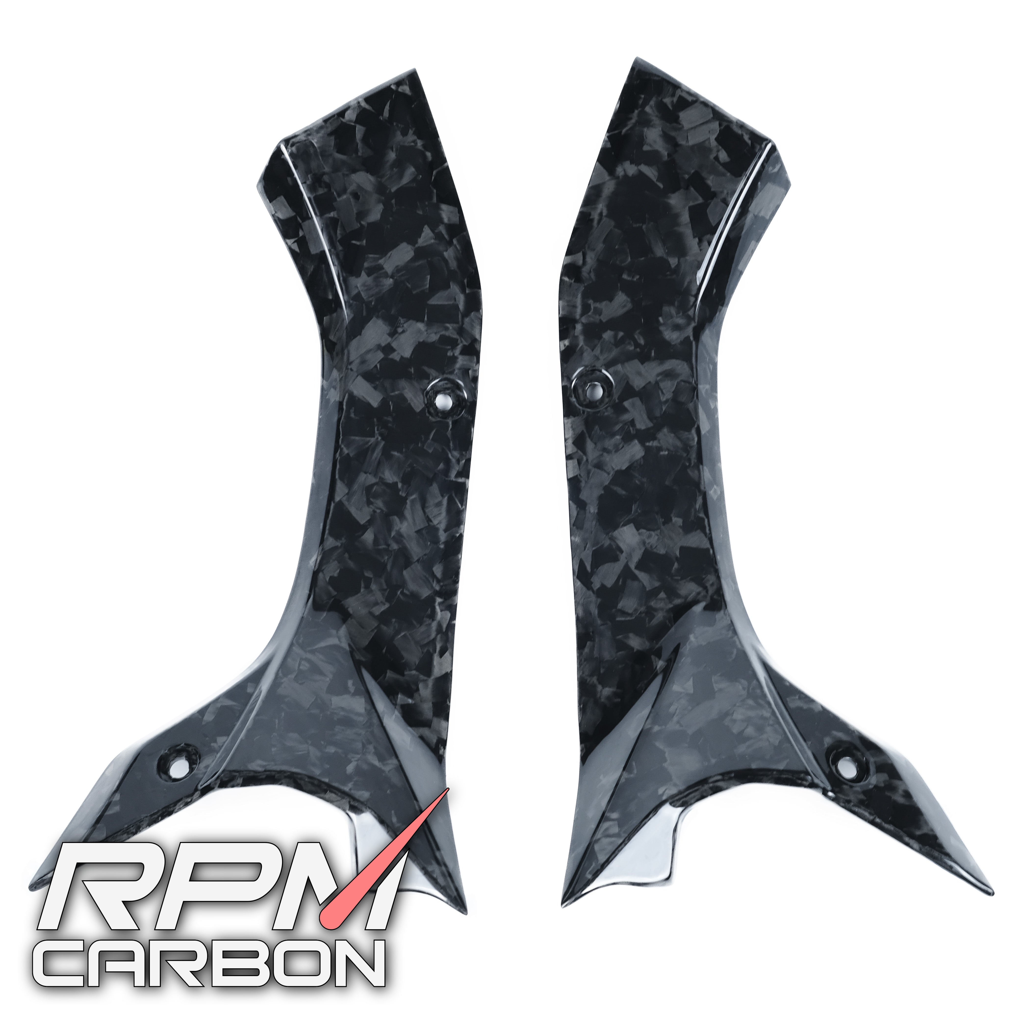 Yamaha R6 Carbon Fiber Dash Panel Side Covers